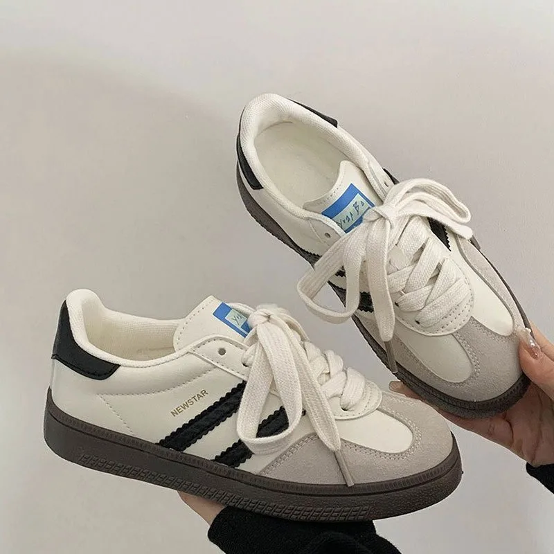 Women's Sneakers Fashion Lace Up Vulcanized Shoes Luxury Tennis Training Shoes for Women Casual Sports Running Shoe Ladies Shoes 1