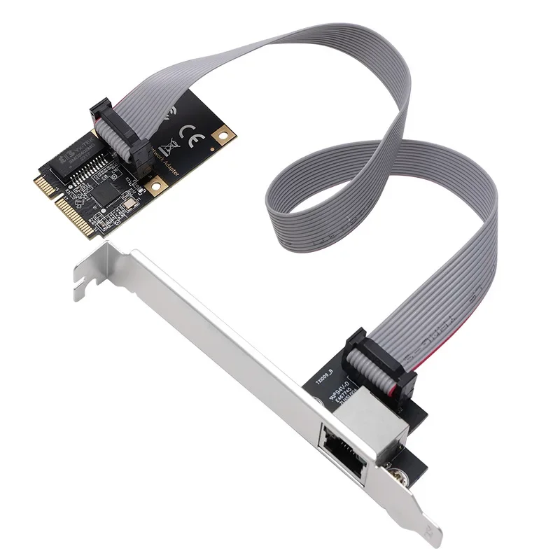 미니 Pci-e 2.5g 이더넷 카드, 데스크탑 Rj45, 2500m 단일 포트 미니 확장 카드, 노트북 데스크탑 컴퓨터용