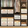 2/1Pcs Clothes Storage Box Stretchable Drawers Organizer Wardrobe Organiser for Clothes Storage T-Shirts Pants Organizer Box 6