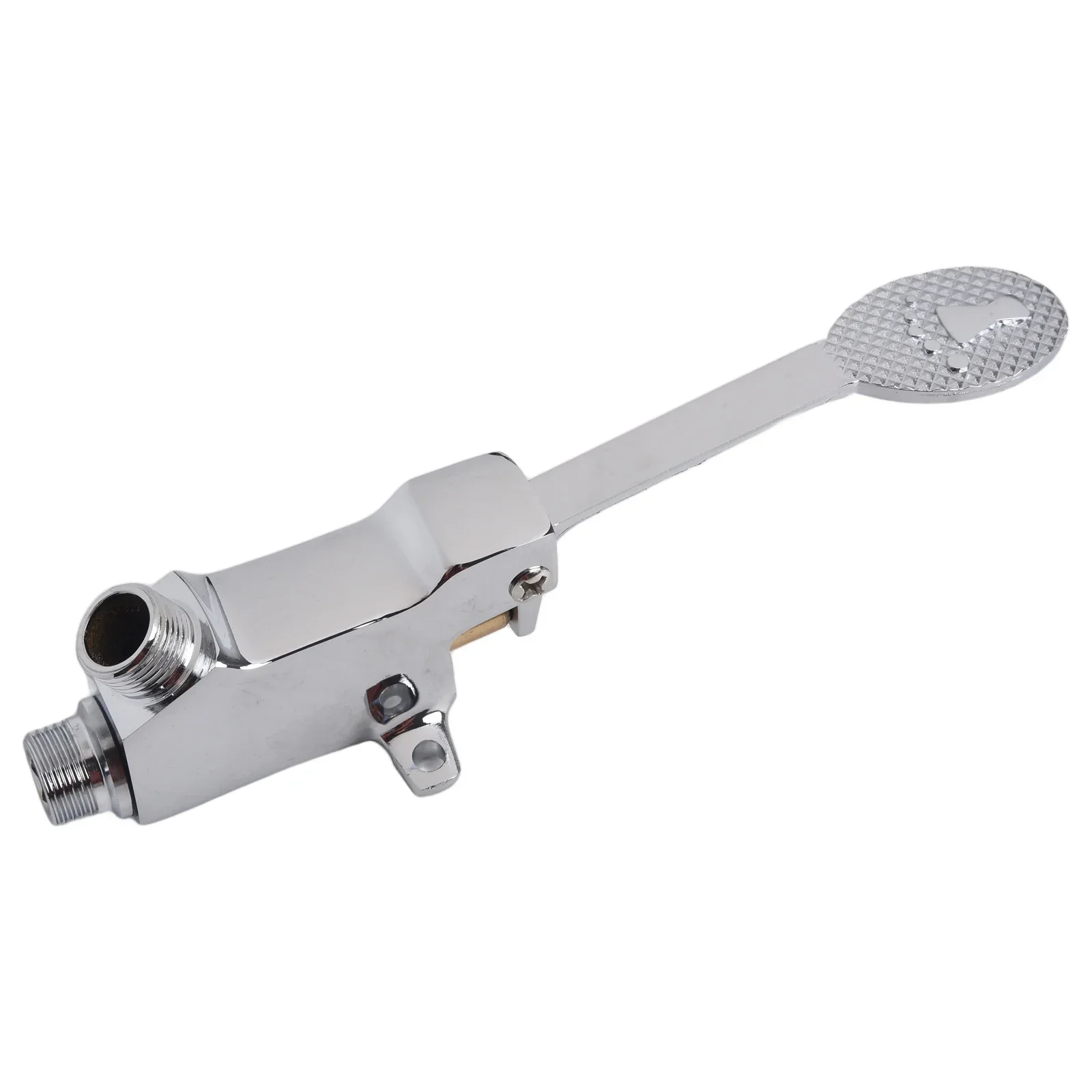 1x Bathroom Sink Faucet Floor Foot Pedal Control Switch Copper Bathroom Faucet Pedal Faucet Basin Foot Valve 2