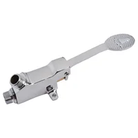 1x Bathroom Sink Faucet Floor Foot Pedal Control Switch Copper Bathroom Faucet Pedal Faucet Basin Foot Valve 2
