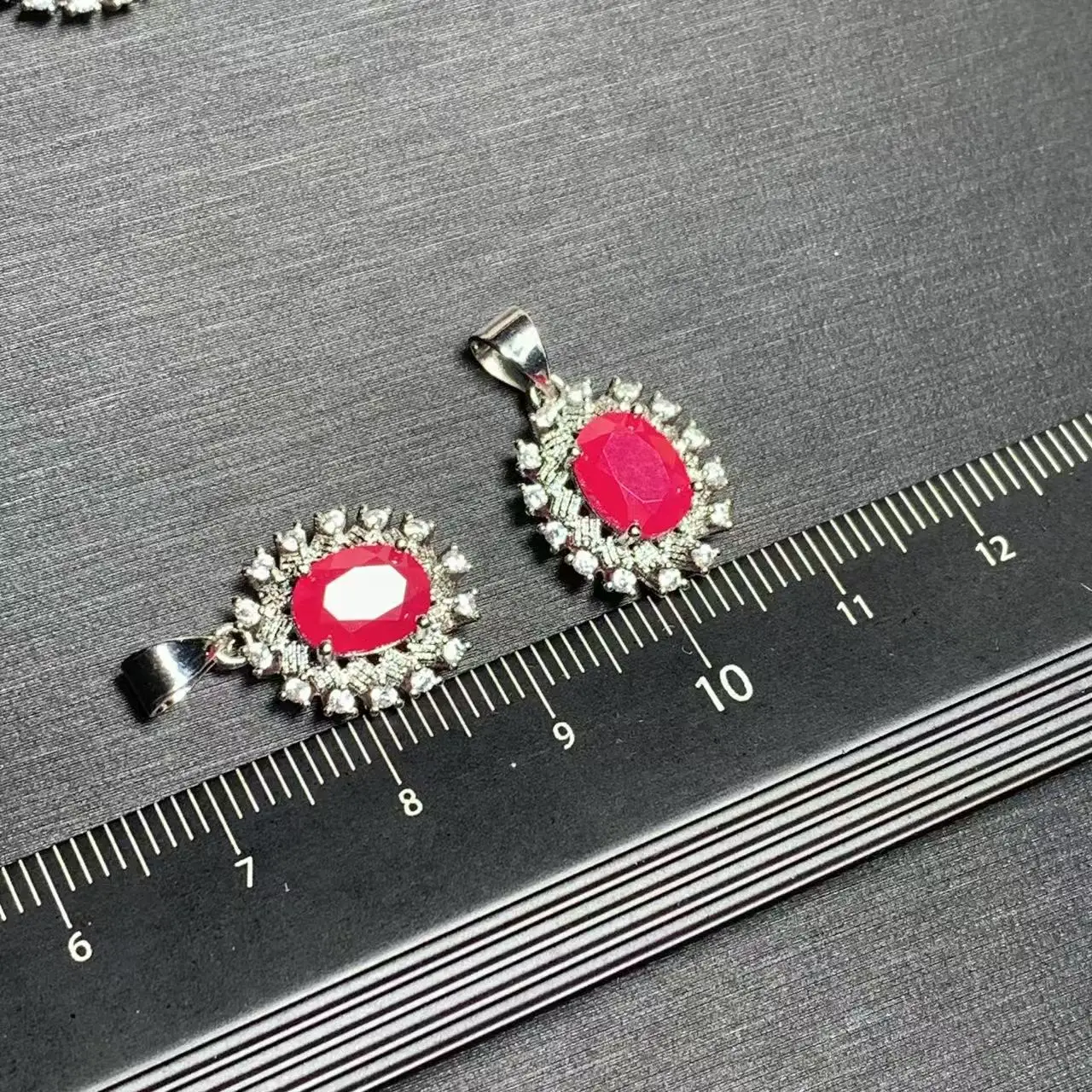 OVAL Natural RUBY Pendant Necklace Fine Jewelry Handmade Stones Wholesale Healing Energy Gift Lucky Jewelry