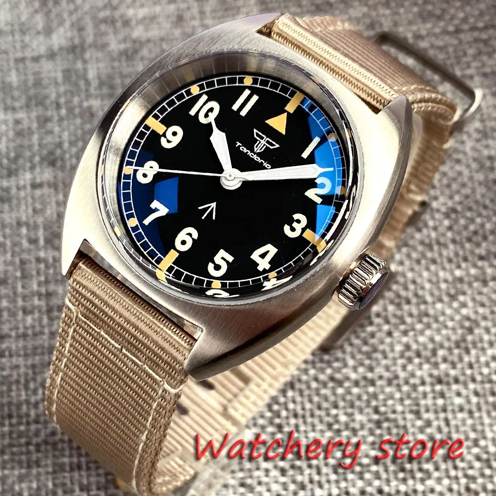 36mm Brushed Double Dome AR Sapphire Crystals 200M Waterproof Diver Watch For Men Japan NH35A PT5000 Automatic Mechanical