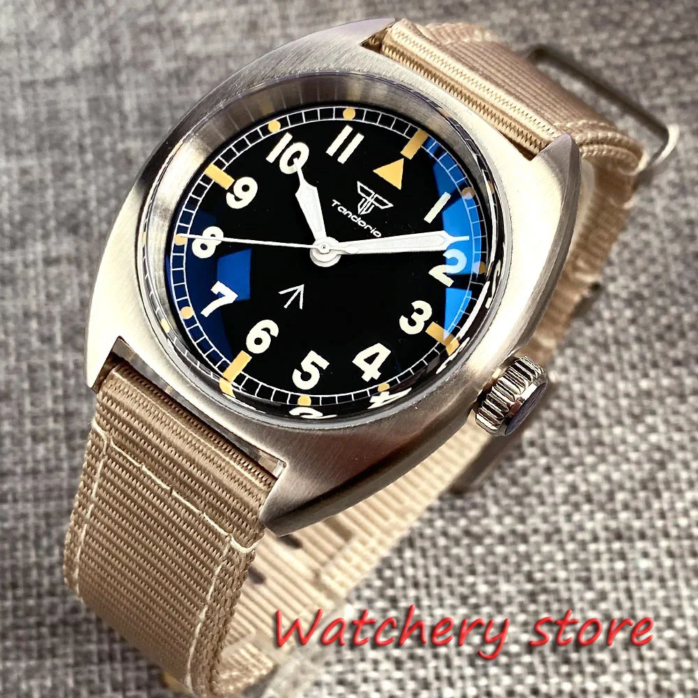 

36mm Brushed Double Dome AR Sapphire Crystals 200M Waterproof Diver Watch For Men Japan NH35A PT5000 Automatic Mechanical