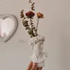 Modern Nordic Style Creative Portrait Vase Human Head Flower Vases Decorative Ornaments Resin David Home Flowers Art Decor 1