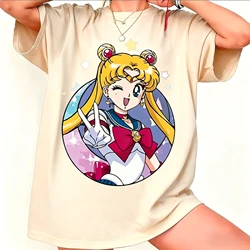 Retro 90s Anime Graphic Cotton T - Shirt - Unisex Summer Streetwear Tee - 100 (CMTFYH22800)