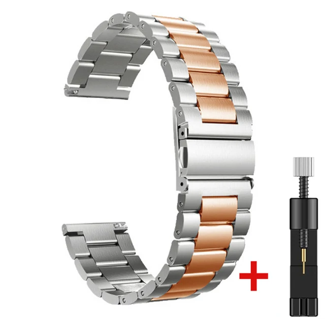 Stainless Steel 22mm Watch Bracelet Strap