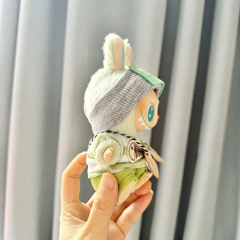 Labubu I II Idol Dolls Clothes Kawaii Green Outfit with Bag Accessories Korea Kpop Doll Clothing Mini Plush Doll Universal 10 S7e0e6e10f6f14d6ba6ac4d5f489c2162G