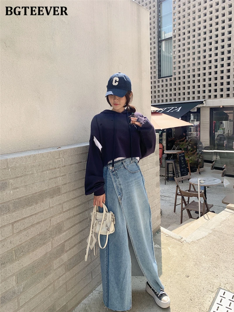 Jupe,jupes en jean pour femmes, ?�l?�gantes, inclin?�es, ?� boutons, fendues, taille haute, poches 