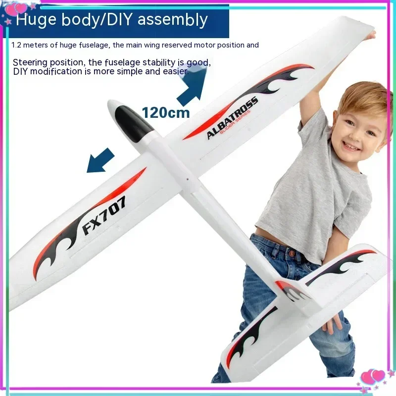 

Flying Bear Fx707s Aircraft Upgrade Enlarged Version Large Size Assembly Fixed Wing Epp Foam Aircraft Model Is Simple