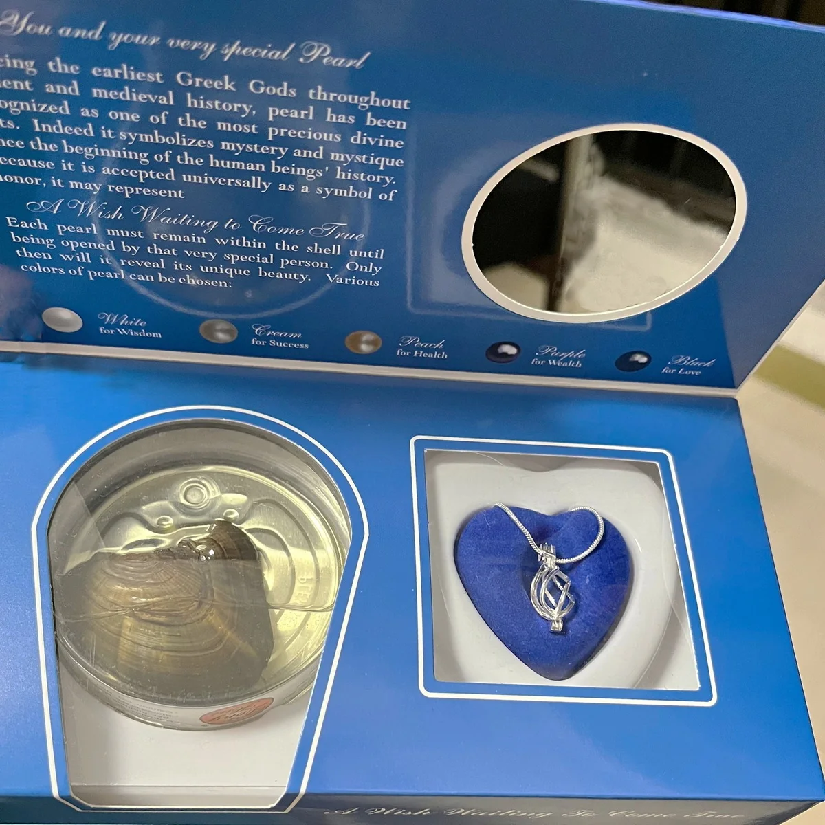 Guaranteed Real Natural Pearl Oyster With Real 925 Sterling Silver Cage