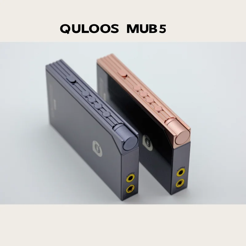 브랜드 뉴 QULOOS QLS 하이파이 피버 MUB5 빅 오리지널 디코딩 이어 앰프 R2R 테일 블루투스 USB 오디오 DAC