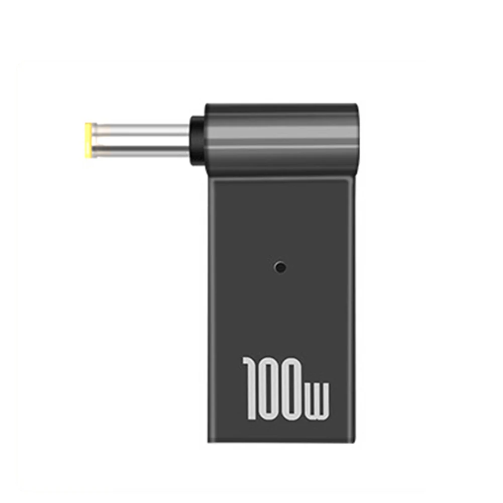 USB C Naar DC 5,5x3,0 Mm PD-oplaadadapter, 100 W PD Snellaadkabel, USB C Naar 5,5 Mm Oplaadkabeladapter voor 5,5x3,0 Mm Poortlaptops