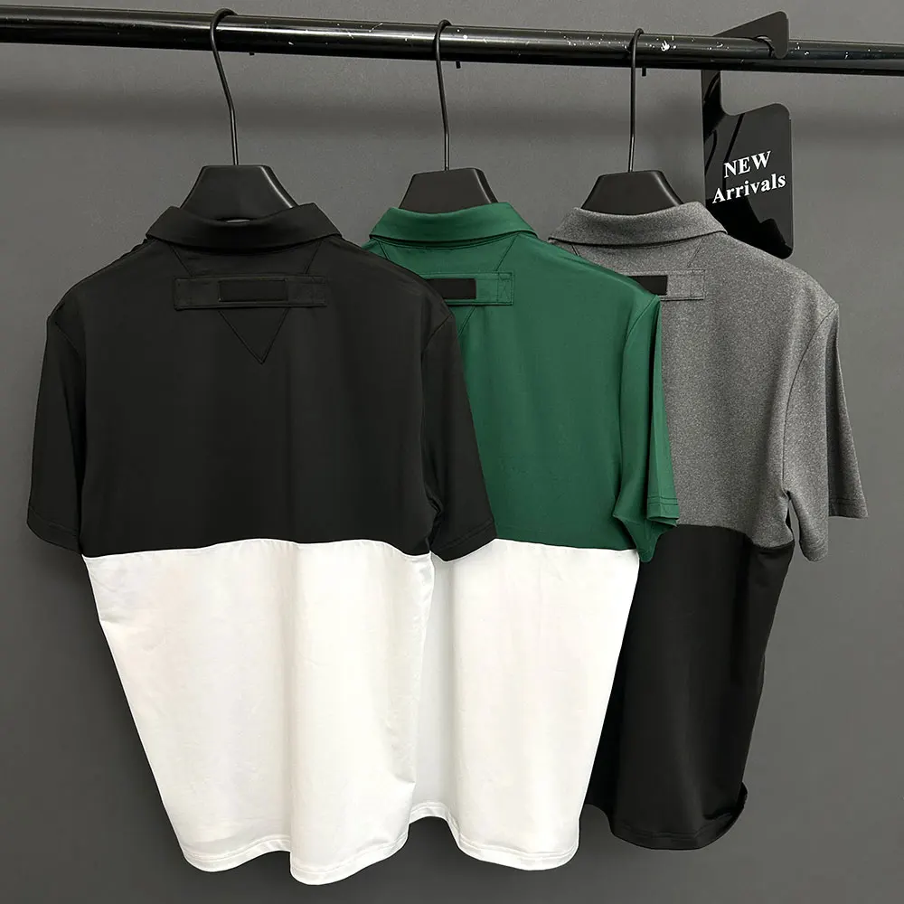 Men's Golf Short Sleeved T-shirt Comfortable Breathable Quick Drying