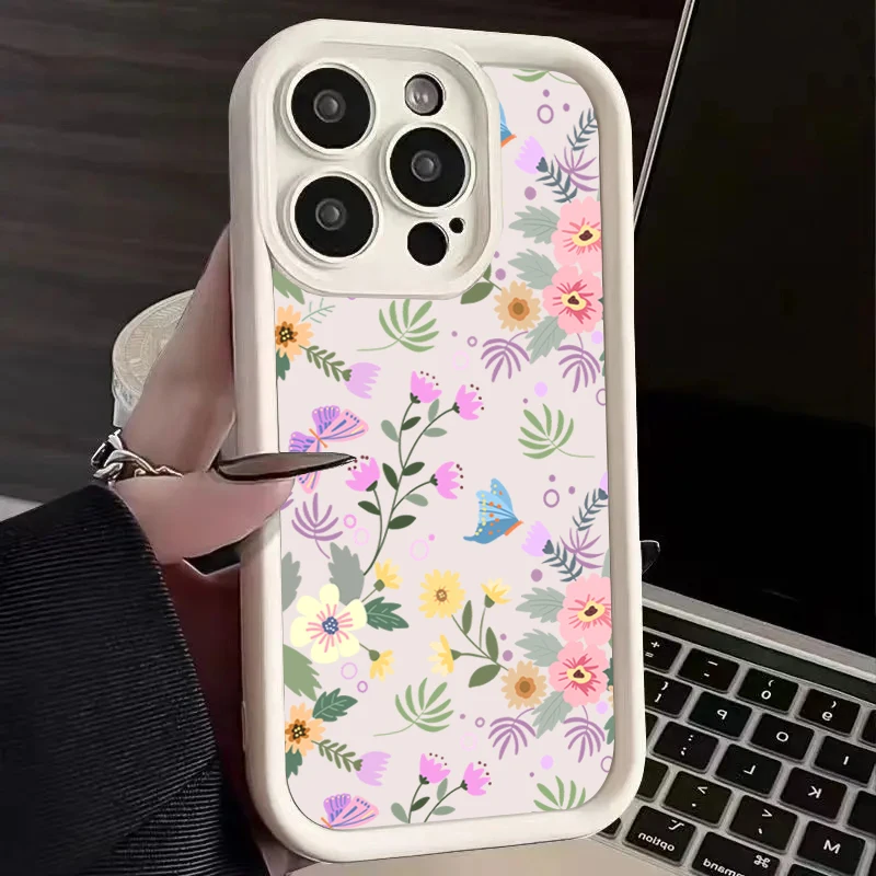Oil Painting Colorful Flower Phone Case Cover