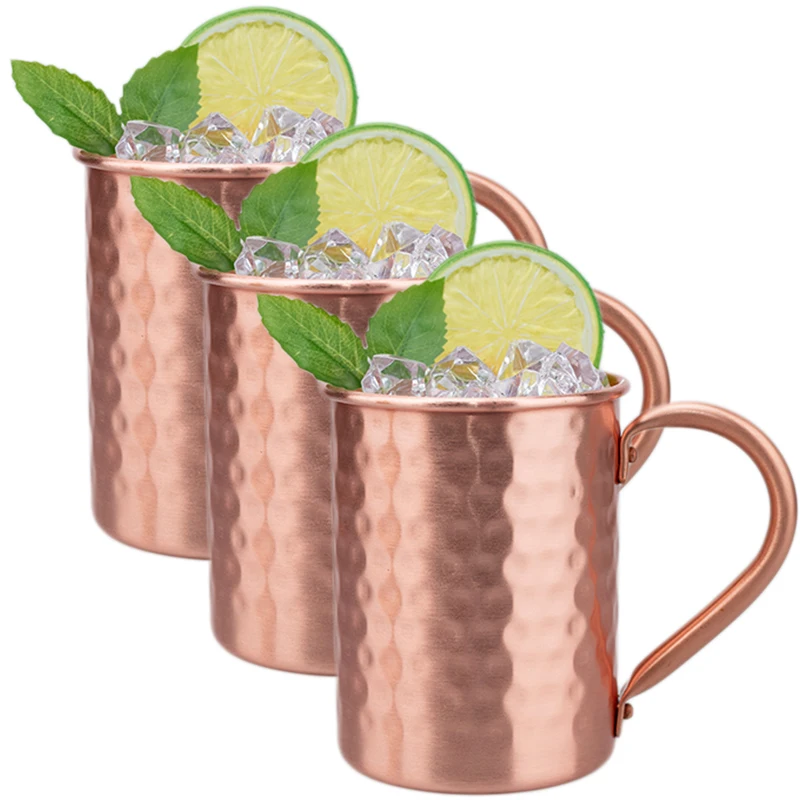 Solid Copper Cup-3PC