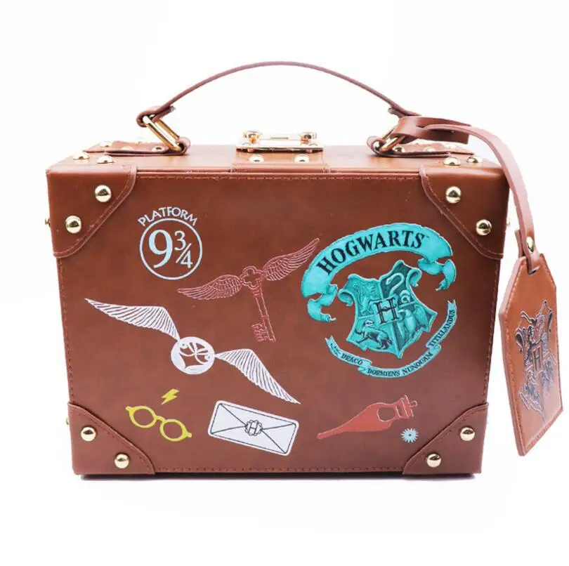 Luggage Harries Cosplay Travel Bags Potter School Hogwart Students Suitcase Collectibles Handbag Shoulder Bags Tote