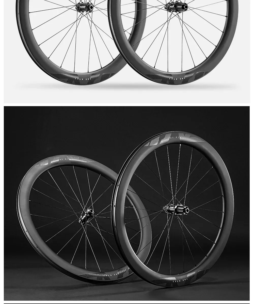 RYET 700C カーボンホイールディスクブレーキロードバイクホイール