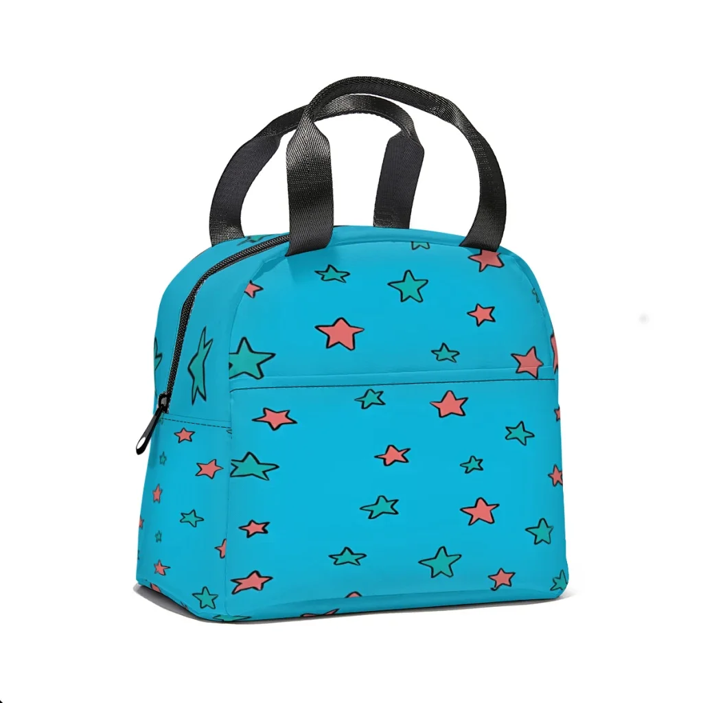 Heartstopper nick nelson stars Portable Lunch Bag Food Thermal Box Durable Cooler Lunchbox with Shoulder Strap Picnic Bag Office