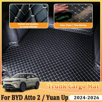 Tappetini per bagagliaio posteriore auto per BYD Atto 2 DM-i Accessori 2024-2026 Tappetini anti-sporco per vano di carico Rivestimento Cuscino Tappeto Ricambi Auto