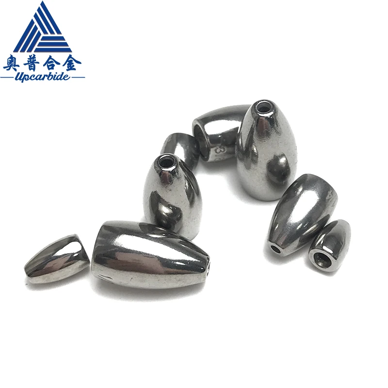 1.8g-63g Tungsten Flipping Weight Sinkers For Bass Fishing Tackle  Accessories hole grinding
