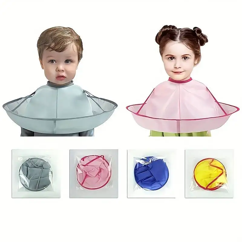 Kids Hair Cutting Cape Hair Cutting Gown Hairdresser Apron Cloak Umbrella Tools For Home Or Salon Hairstylist