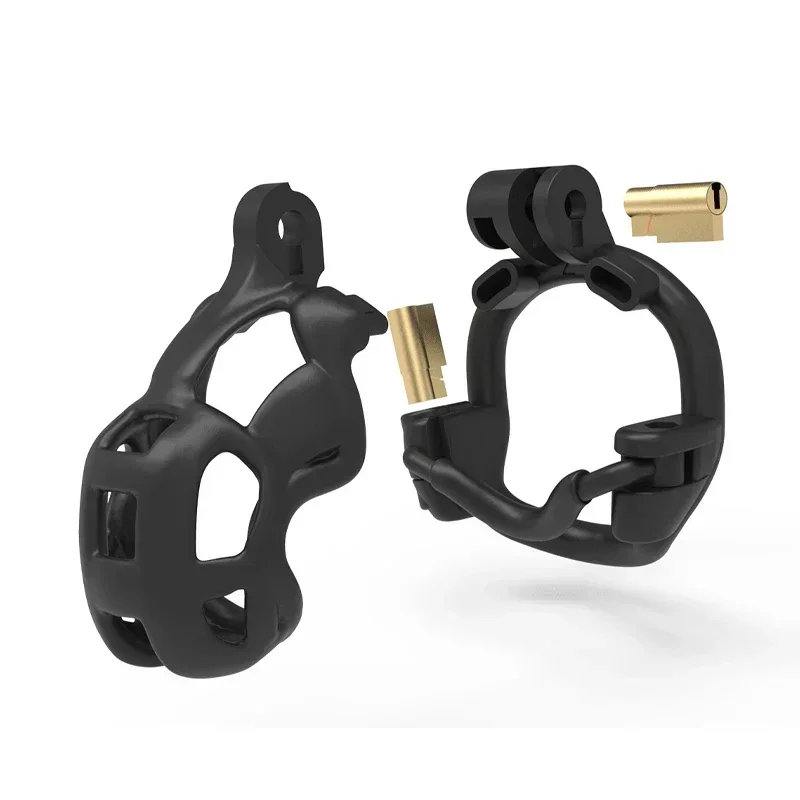 Penis Ring Cobra Upgrade Reinforce Cock Cage Double-Lock Rotatable Guardrail Chastity Device Adult Sex Toys for Man 18+ Sex Shop