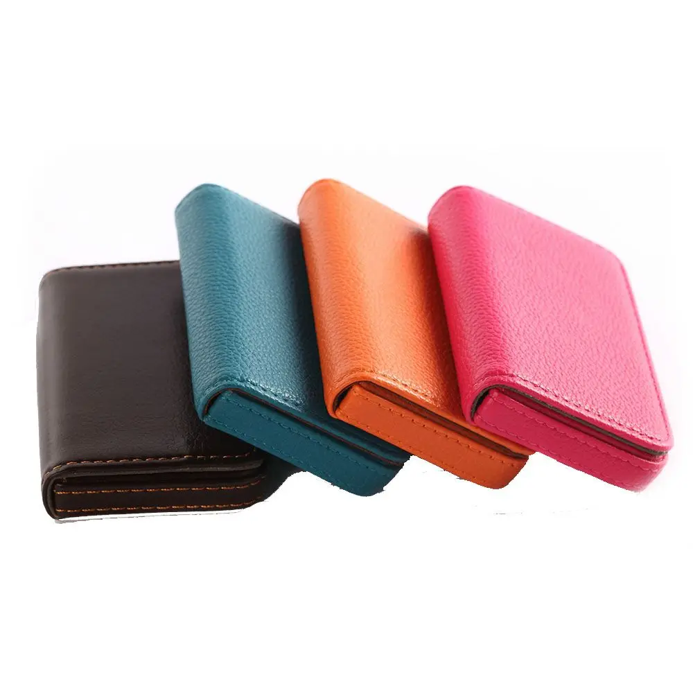 Fashion Men Wallets & Holders Holder PU Leather Card Business Card Money Clips Wallet Holder