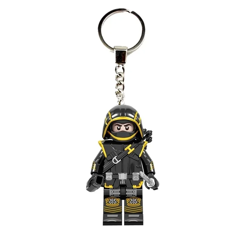 Marvel Avengers Thanos Iron Man Spiderman Doctor Strange Peripheral Movies Children's Building Blocks Keychain Doll Holiday Toy 3