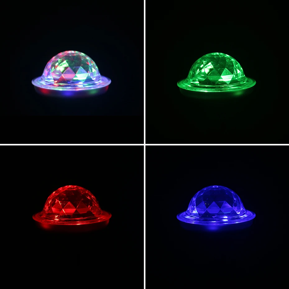 ALIEN Car USB Magic Ball DJ Disco Sound Active Party Strobe Light Apple USB Interface Holiday Atmosphere Decorations Effect Lamp 4