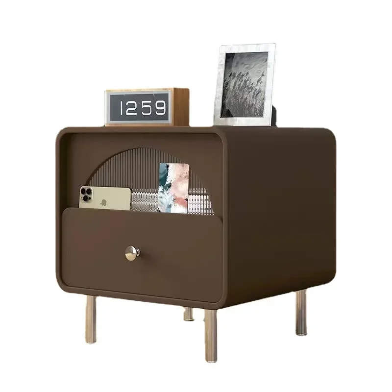 

SH Aoliviya Official New Solid Wood Bedside Cabinet Bedroom and Household New Small Simplicity Minimalism Modern Light