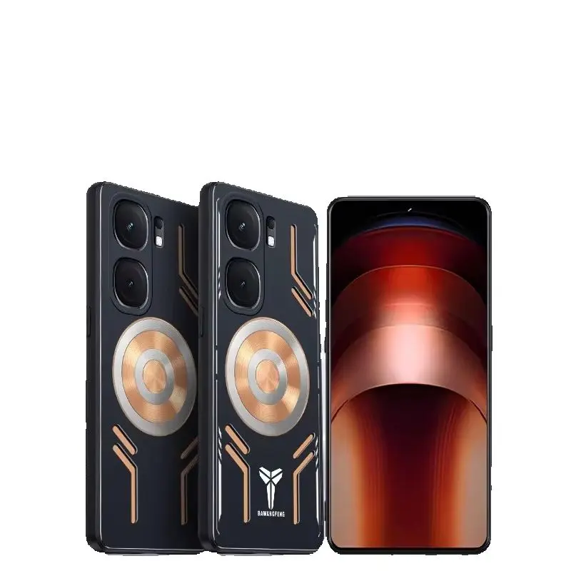 Enhanced Red Copper Cooling Phone Case with Graphene Heat Dissipation and Magnetic Shockproof Cover