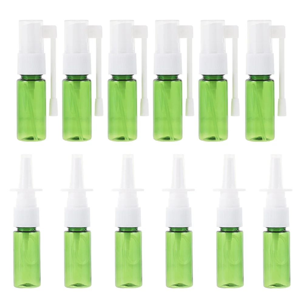 12Pcs Nasal Spray Bottle 15ML Small Empty Nasal Sprayer Mist Sprayers Atomizers