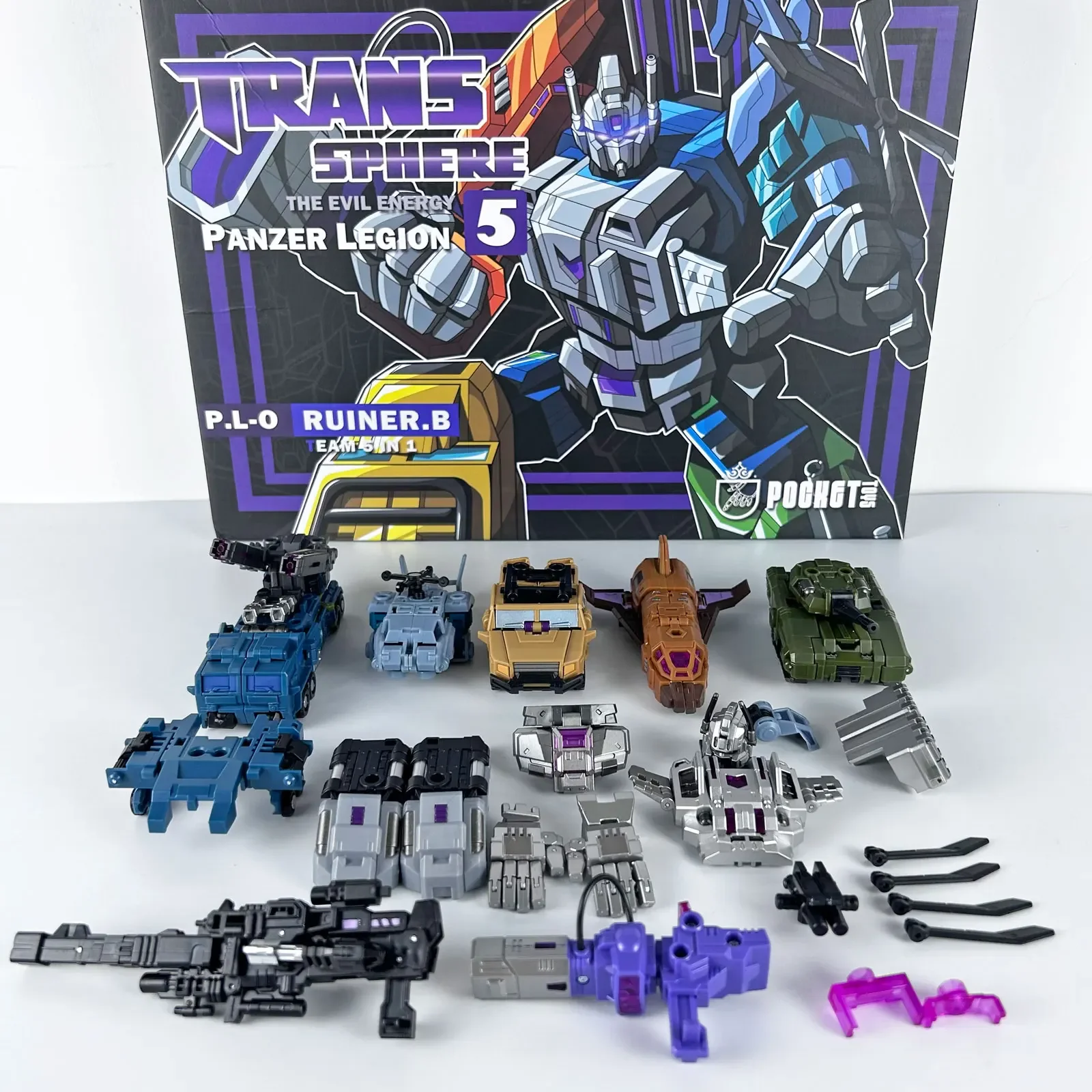 PocketToys Transformation Bruticus 5 in 1 PT05 PT-05 Combo