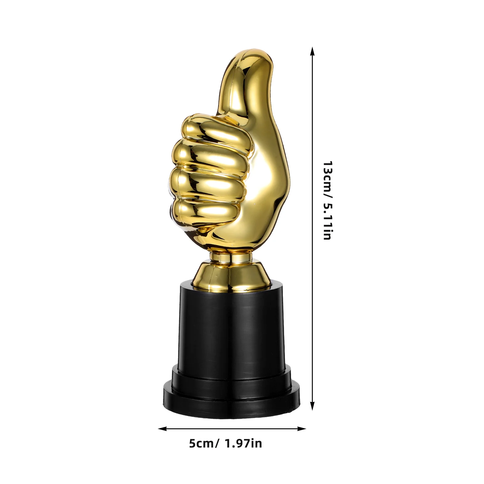1pcs Trophy Gifts Award Cup Kids Competition Kindergarten Sports Team Souvenirs Decorative Thumb Shaped Model Toy Collectibles
