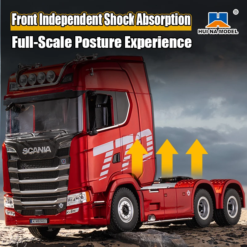 HUINA SCANIA 770S Trailer Head 1/18 Alloy Car Model Grade