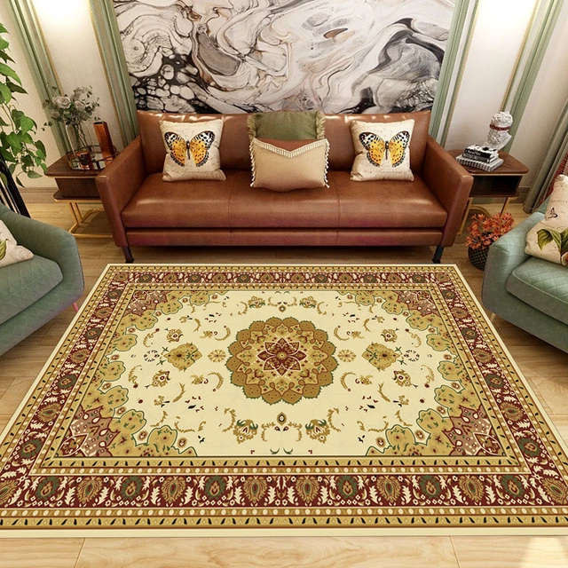 Alfombra Gruesa De Estilo Europeo Para Sala De Estar, Tamaño Grande 300x400,  Decoración Del Hogar, Sofá, Café, Alfombrilla Para Mesa, Dormitorio, Mesita  De Noche - Alfombras - AliExpress