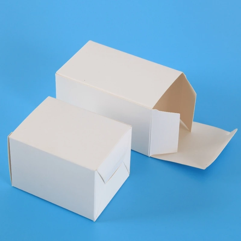 50pcs/lot Card Paper Box Square Lipstick Perfume Essential Oil Bottle Storage Boxes gift box candy packaging boxes