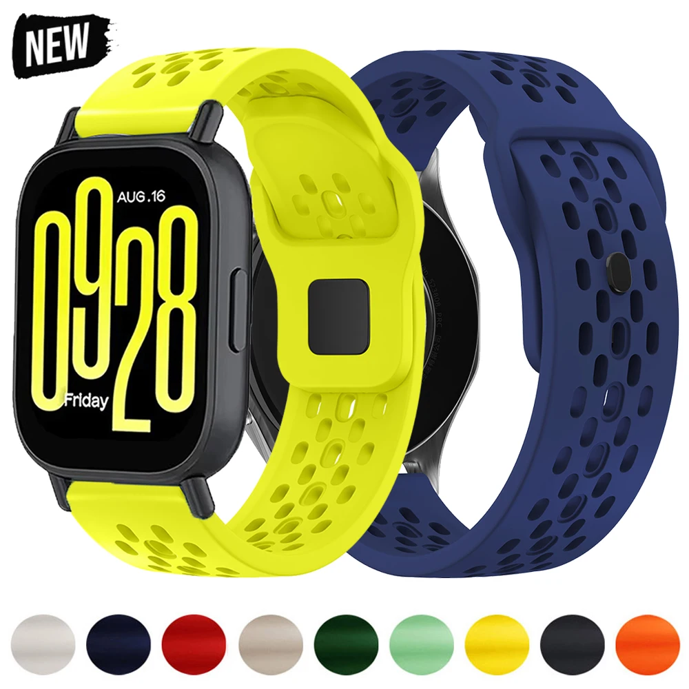 Sport Bracelet - Hollow Out Silicone Watchband Accessories, 22mm Strap
