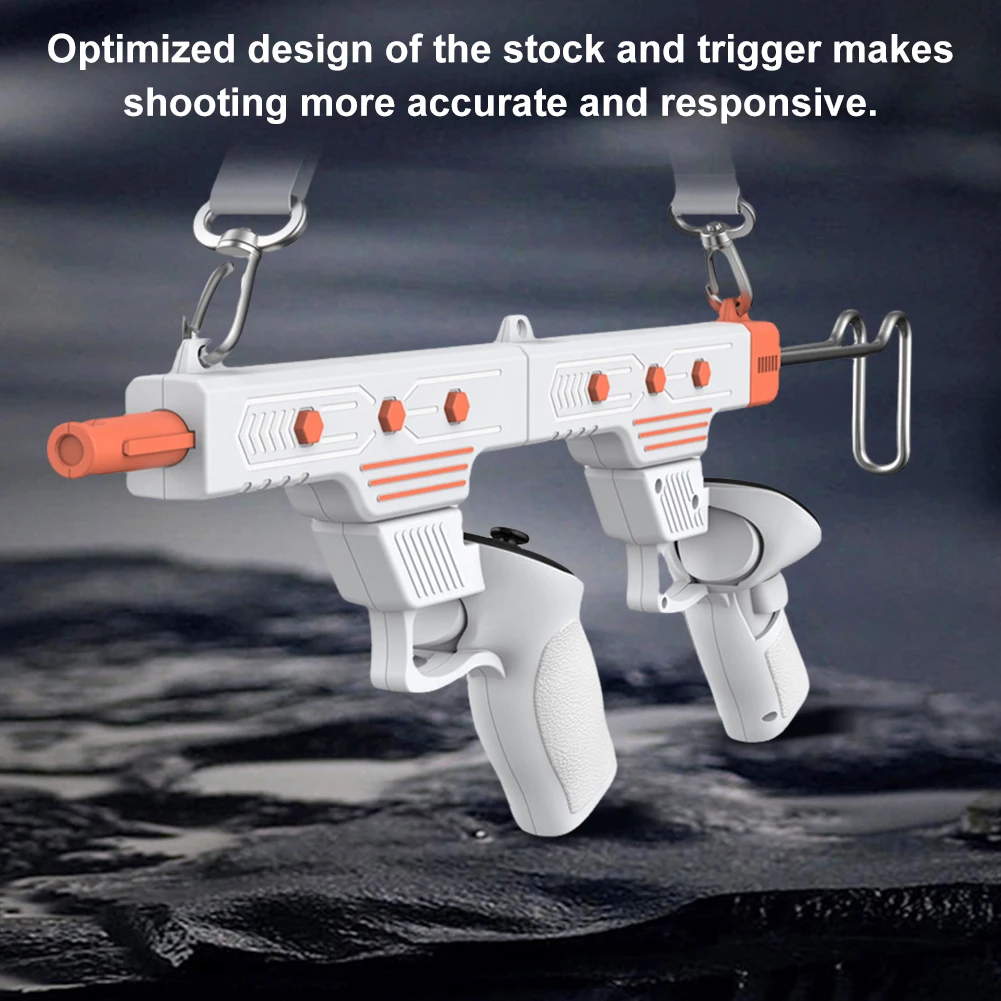 thumbnail image 2 of VR Gun Stock For Meta Quest 3 & Quest 3S, Durable Mechanical Design, Precision Angle Adjustment Gunstock For Oculus Quest 3 Enhancing Realistic VR Experience Perfect Gift For FPS Gamers 2 of 10