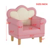 Upholstered Children's Sofa, Children's  Armchair, Petal-shaped Toddler Sofa Chair, Suitable for Playroom, Children's Bedroom 6
