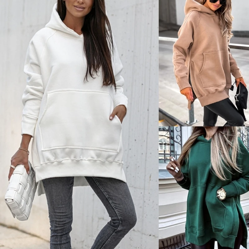 Yoins plus t-shirt a maniche lunghe con spalle scoperte in Italia