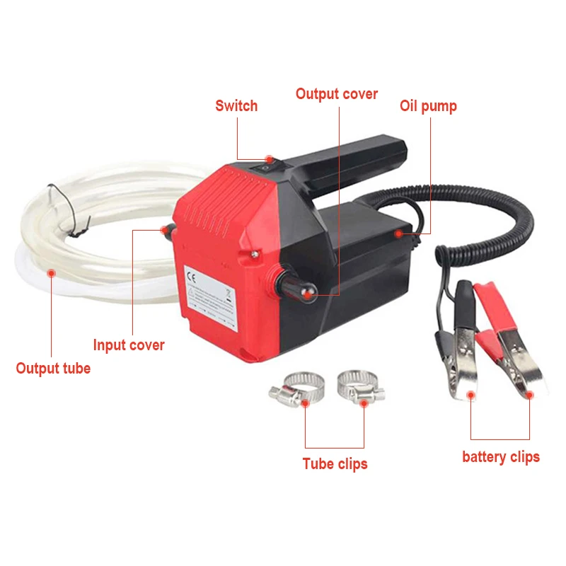 12V Electric Car Engine Oil Pump Oil/Crude Oil Fluid Sump Extractor Scavenge Exchange Transfer Pump Suction Transfer stainless steel oil pump,liquid oil transfer pump