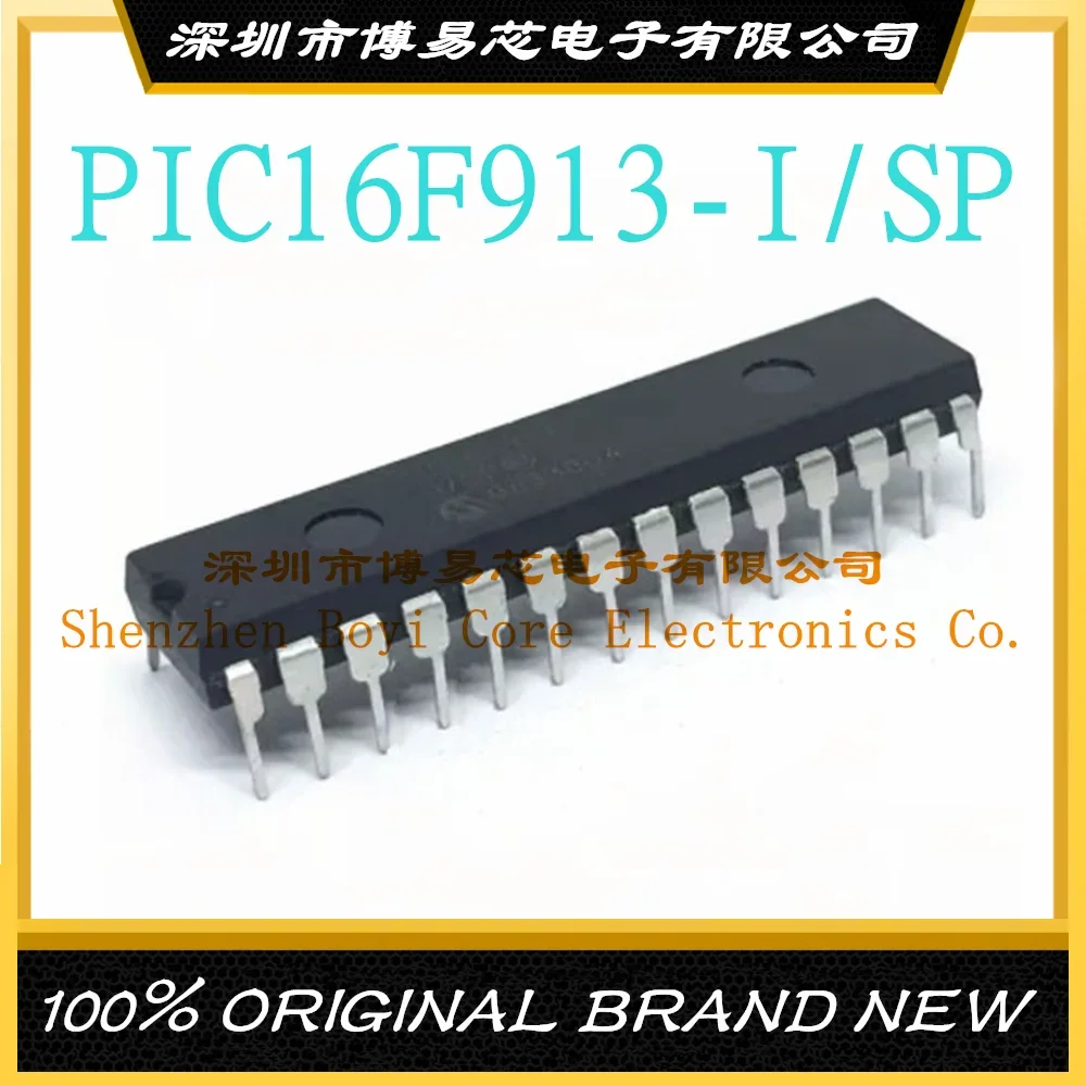 PIC16F913-I/SP package DIP-28 new original genuine microcontroller IC chip pic16f917 i pt pic16f914 i pic16f913 i so pic16f 916 i pic16f916 i ss pic16 f913 i pic16f916t i pic16f913t i new ic chip
