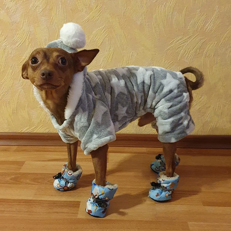 Mono cálido de invierno perros pequeños, ropa mascotas, Dachshund Shih Tzu, Mono para caniche, para gatos, ropa para cachorros|Abrigos y chaquetas para perro| -