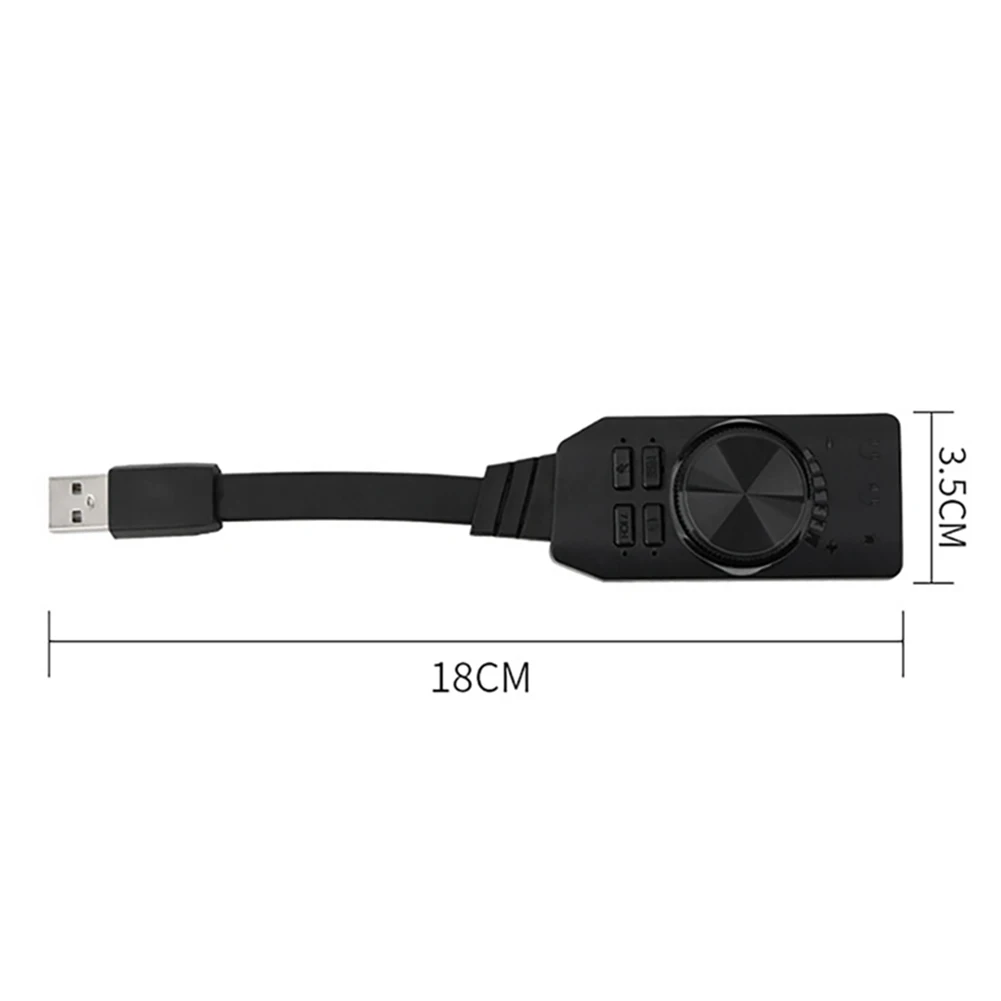 M67K-7.1 채널 3.5Mm 오디오 인터페이스 사운드 카드 USB2.0 마이크 헤드셋 컴퓨터 게임 사운드 카드