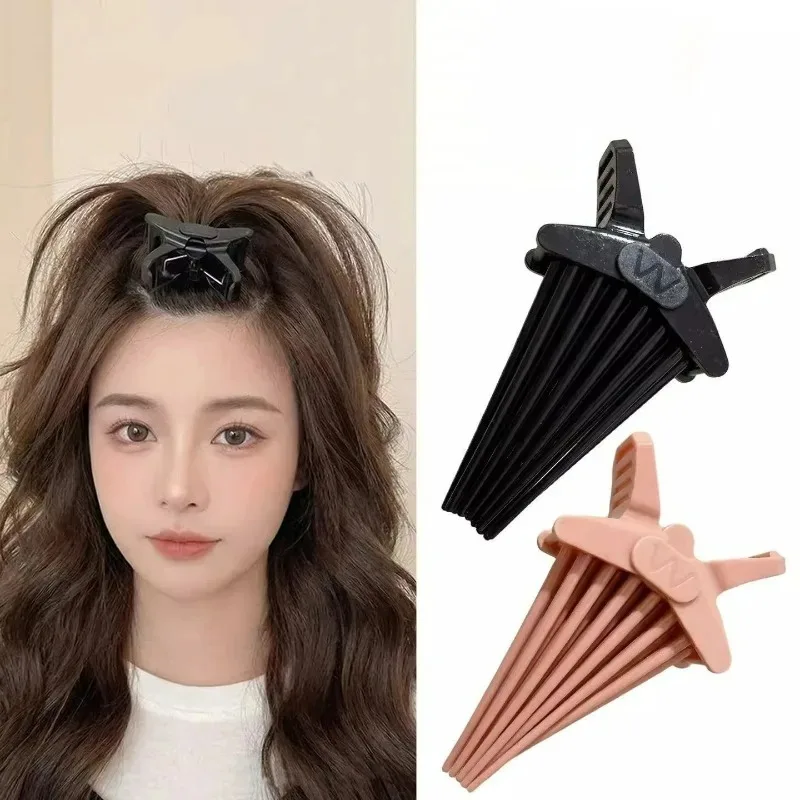 1-3개입 풍성한 헤어 볼륨업 클립 DIY 무열 헤어 컬링 클립 루트 헤어핀 앞머리 볼륨업 자연스러운 헤어 스타일링 도구
