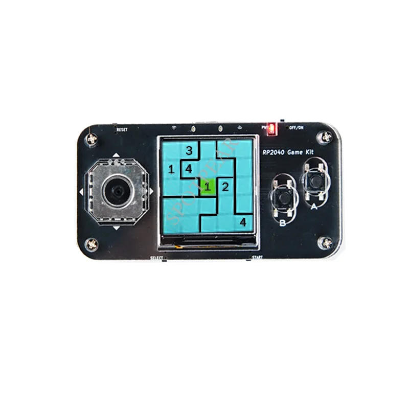 Raspberry Pi Pico Game Rp2040 Game Kit With 1.54 Inch Lcd Display