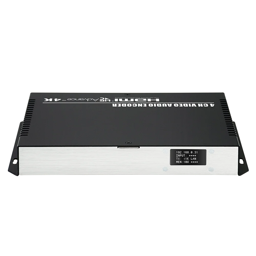 Encoder streaming HDMI a IP 4 canali 4K H.265 H.264 Encoder video HDMI IPTV con UDP HLS RTMP RTSP RTMPS SRT - immagine 3