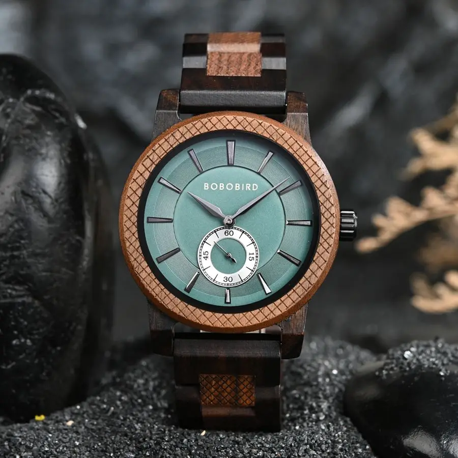 BOBO BIRD Wooden Watches for Men Simplicity Color Contrast Men's Watch Unique Wristwatch Customized & Dropshipping